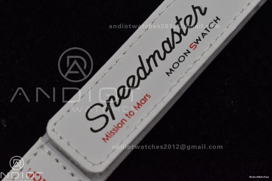 Moonwatch Strap x on UrbanChic Mission 1177 to Swatch Quartz Nylon Mars Bioceramic Omega 0212